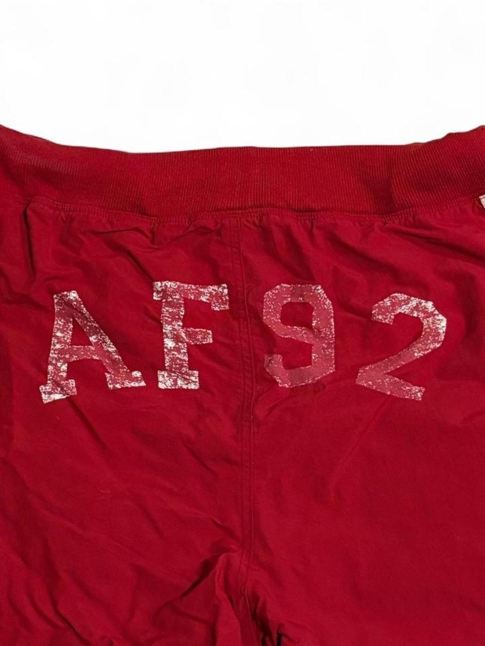 Y2K Vintage Abercrombie & Fitch red track pants